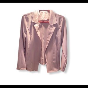 Thin pink blazer